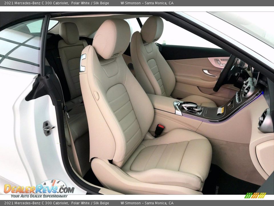 Silk Beige Interior - 2021 Mercedes-Benz C 300 Cabriolet Photo #5
