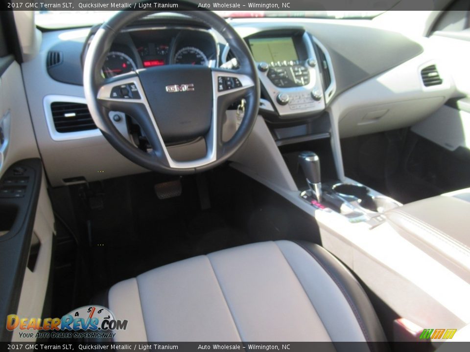 2017 GMC Terrain SLT Quicksilver Metallic / Light Titanium Photo #15