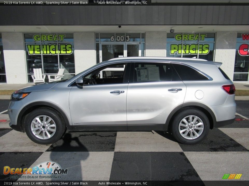 2019 Kia Sorento LX AWD Sparkling Silver / Satin Black Photo #1
