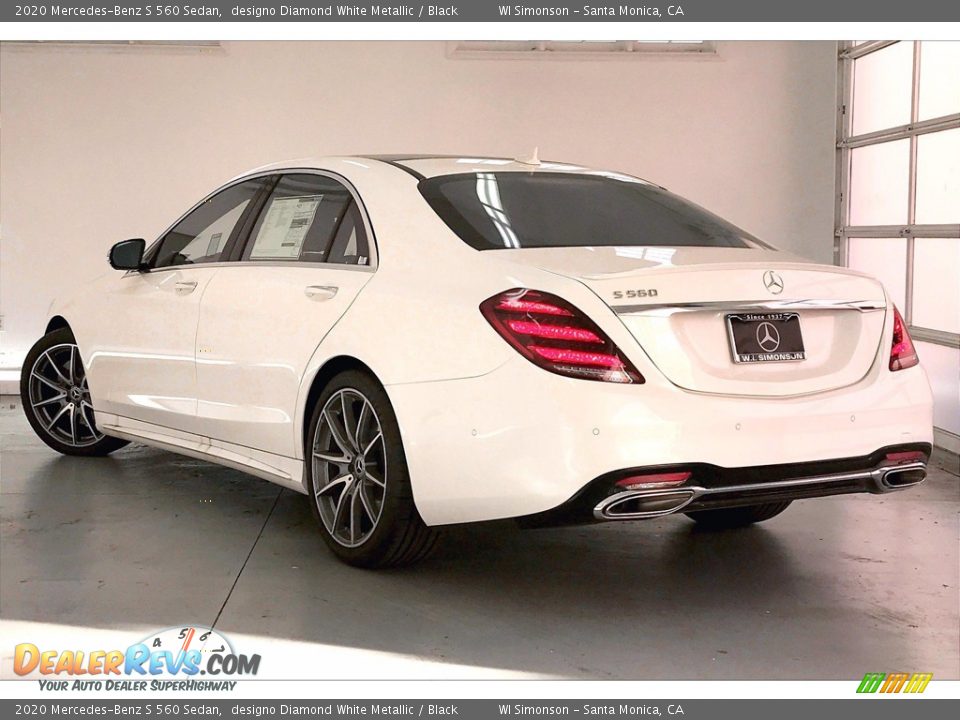 2020 Mercedes-Benz S 560 Sedan designo Diamond White Metallic / Black Photo #2