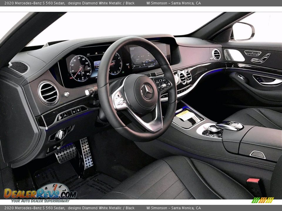 2020 Mercedes-Benz S 560 Sedan designo Diamond White Metallic / Black Photo #4