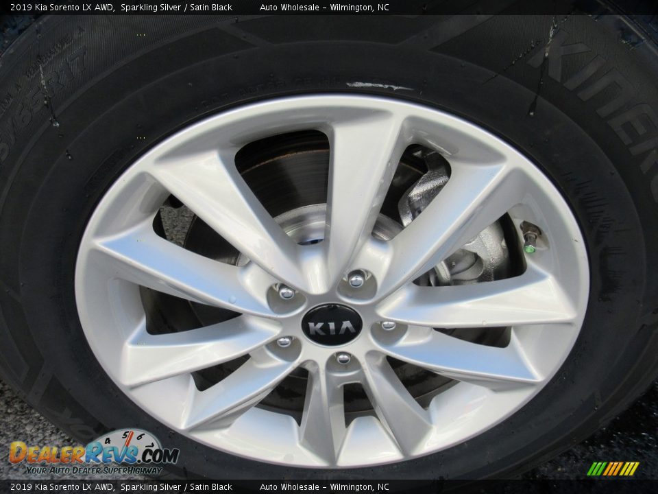 2019 Kia Sorento LX AWD Sparkling Silver / Satin Black Photo #7