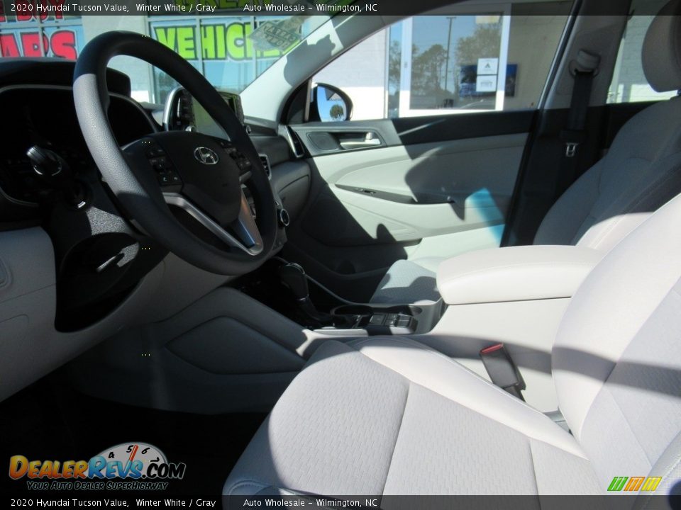 2020 Hyundai Tucson Value Winter White / Gray Photo #10