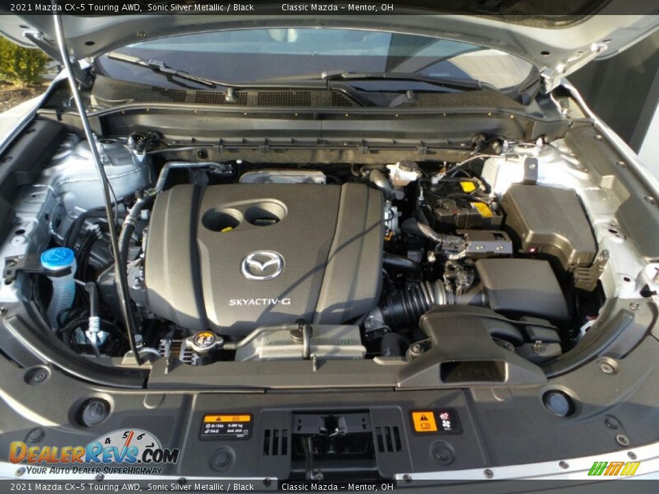 2021 Mazda CX-5 Touring AWD Sonic Silver Metallic / Black Photo #11