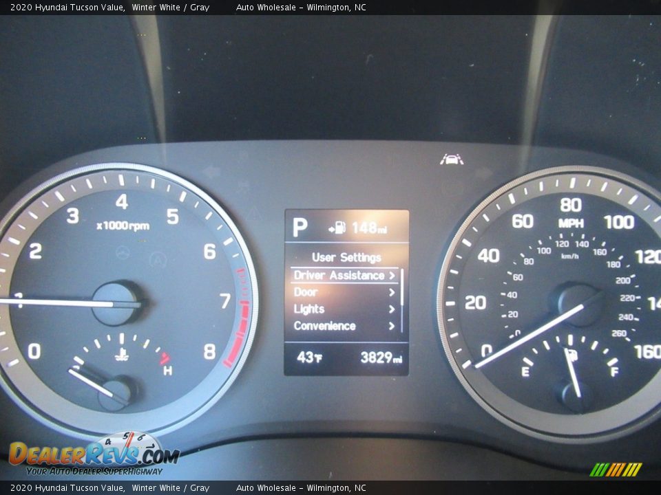 2020 Hyundai Tucson Value Winter White / Gray Photo #15