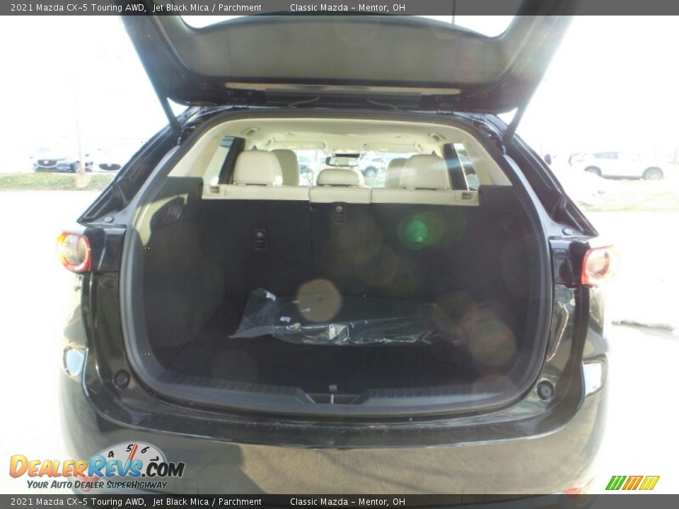 2021 Mazda CX-5 Touring AWD Jet Black Mica / Parchment Photo #3