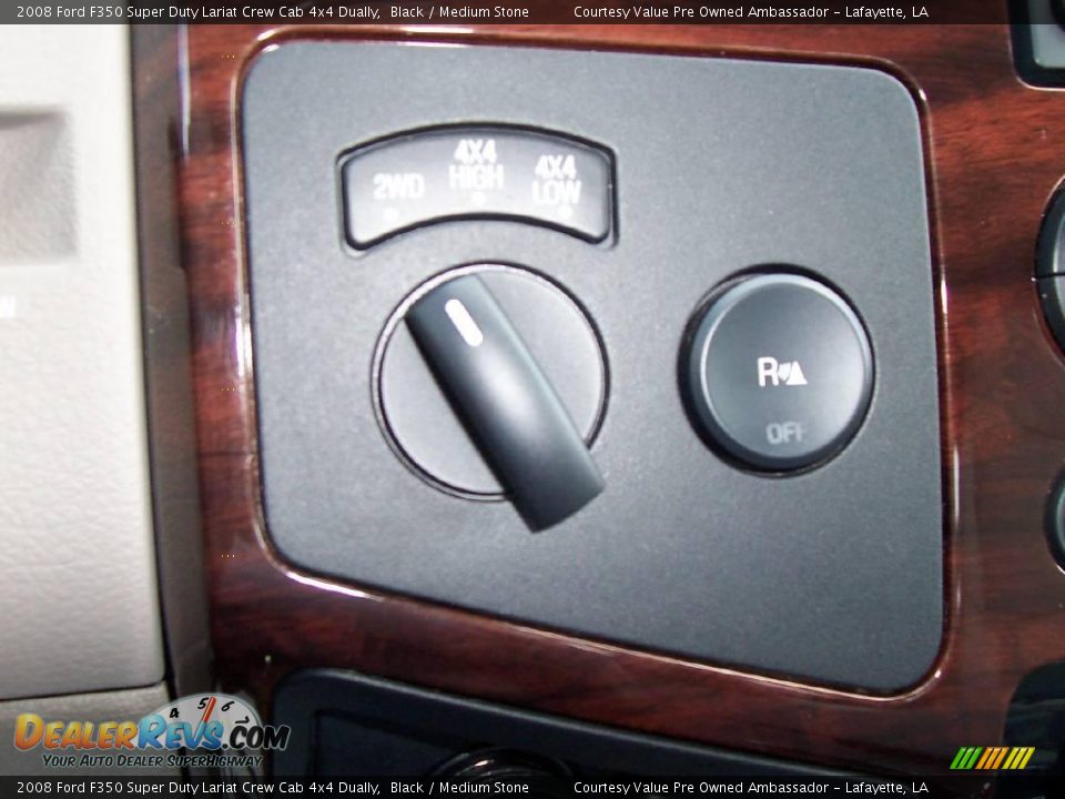 2008 Ford F350 Super Duty Lariat Crew Cab 4x4 Dually Black / Medium Stone Photo #15