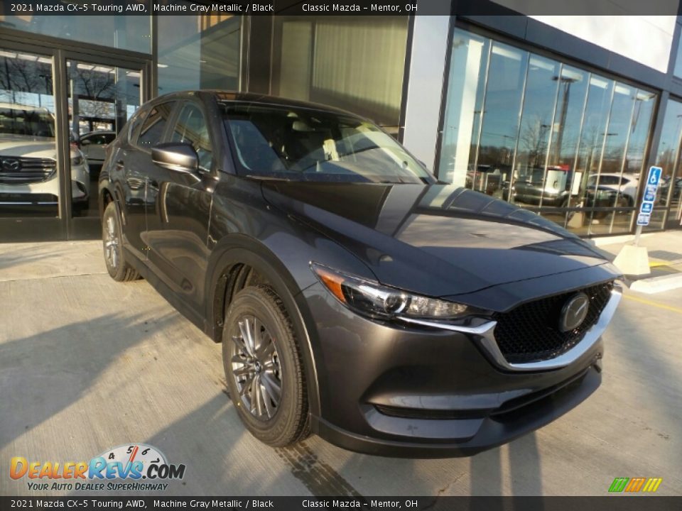 2021 Mazda CX-5 Touring AWD Machine Gray Metallic / Black Photo #5