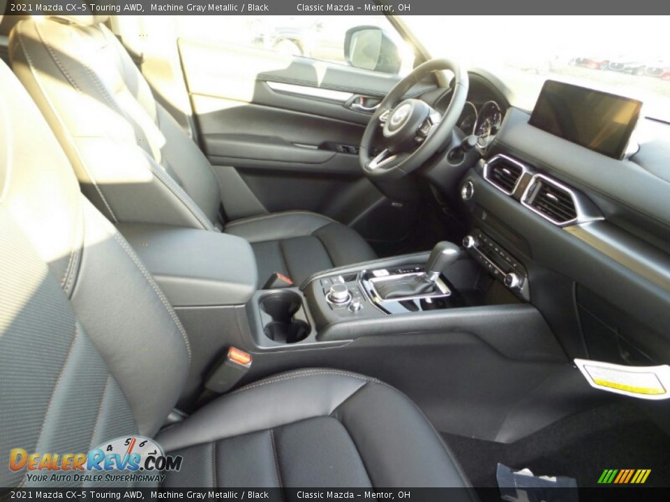2021 Mazda CX-5 Touring AWD Machine Gray Metallic / Black Photo #6