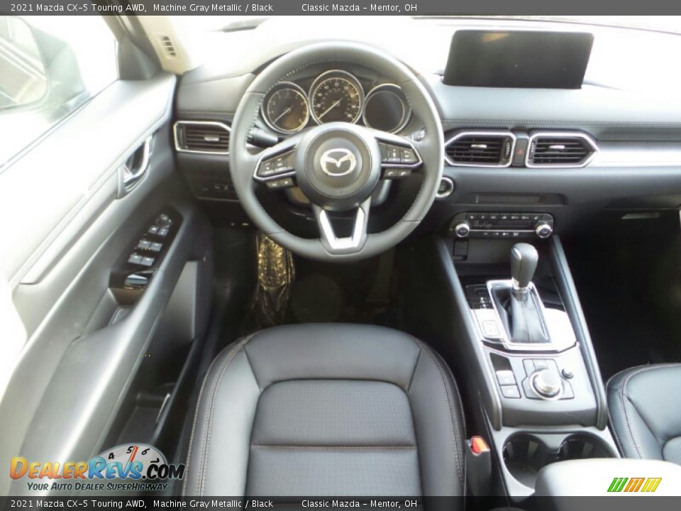 2021 Mazda CX-5 Touring AWD Machine Gray Metallic / Black Photo #8