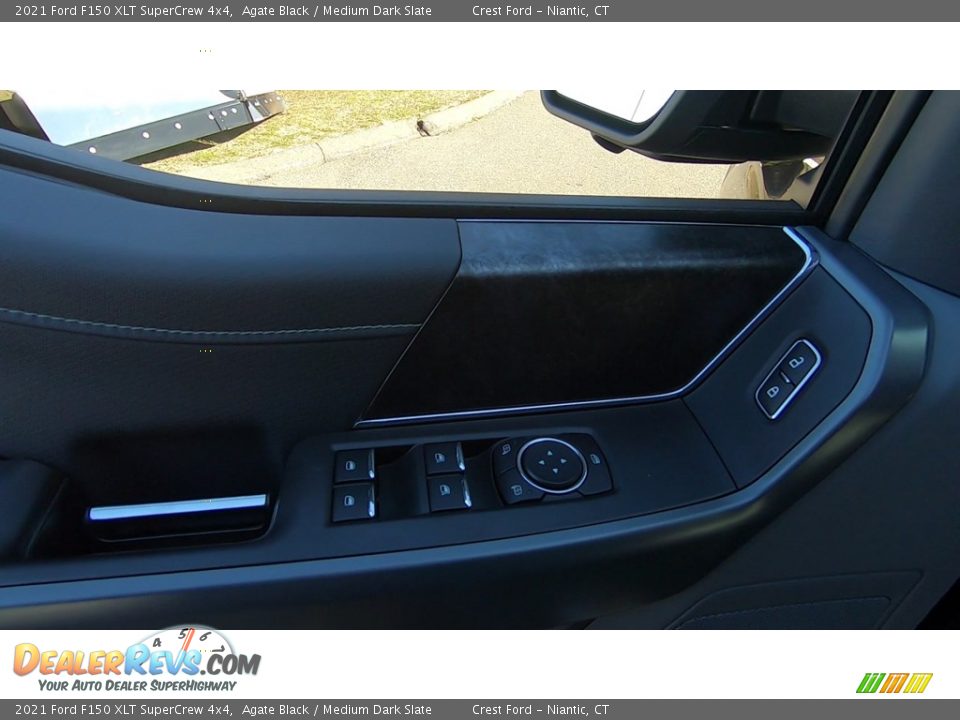 2021 Ford F150 XLT SuperCrew 4x4 Agate Black / Medium Dark Slate Photo #12
