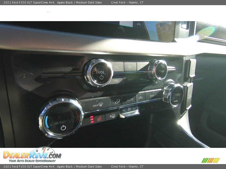2021 Ford F150 XLT SuperCrew 4x4 Agate Black / Medium Dark Slate Photo #15