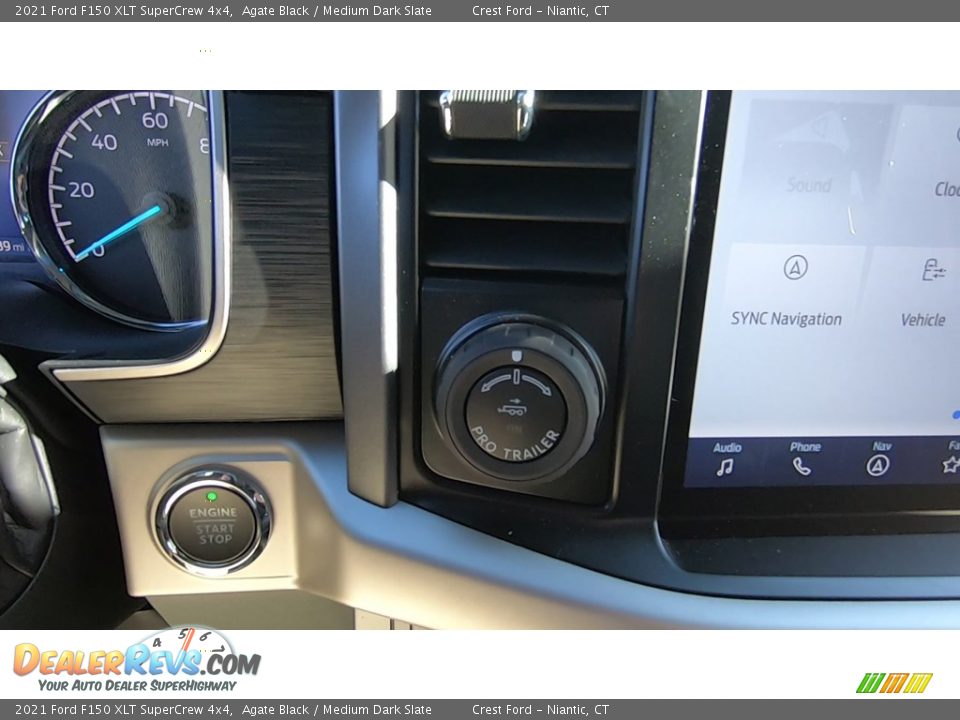 2021 Ford F150 XLT SuperCrew 4x4 Agate Black / Medium Dark Slate Photo #16