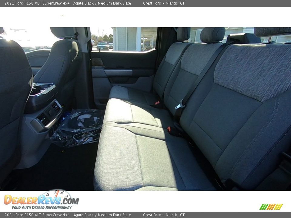 2021 Ford F150 XLT SuperCrew 4x4 Agate Black / Medium Dark Slate Photo #17
