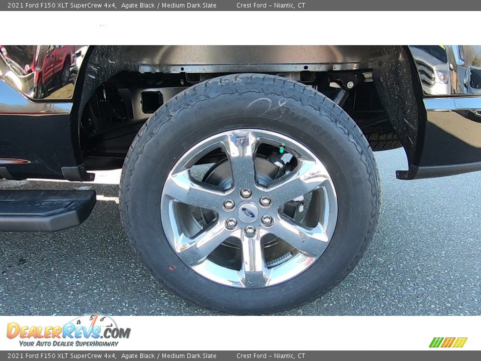 2021 Ford F150 XLT SuperCrew 4x4 Agate Black / Medium Dark Slate Photo #19