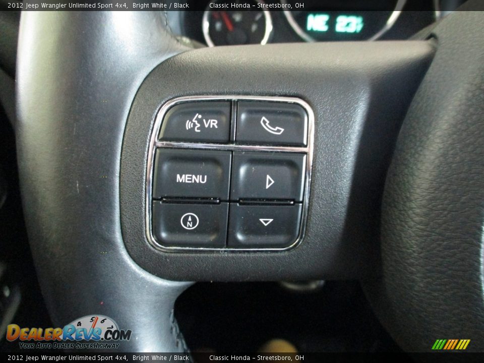 2012 Jeep Wrangler Unlimited Sport 4x4 Bright White / Black Photo #30