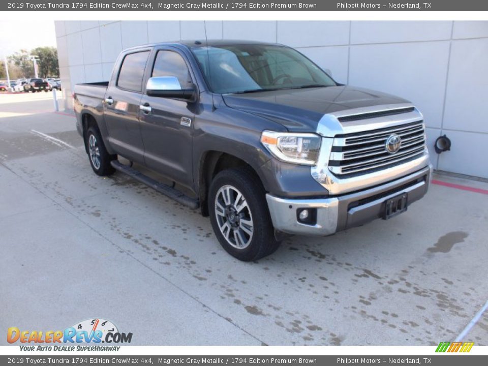 2019 Toyota Tundra 1794 Edition CrewMax 4x4 Magnetic Gray Metallic / 1794 Edition Premium Brown Photo #2