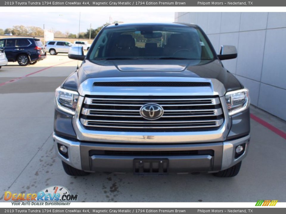 2019 Toyota Tundra 1794 Edition CrewMax 4x4 Magnetic Gray Metallic / 1794 Edition Premium Brown Photo #3