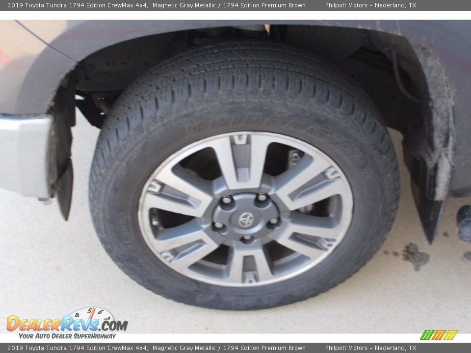 2019 Toyota Tundra 1794 Edition CrewMax 4x4 Magnetic Gray Metallic / 1794 Edition Premium Brown Photo #5
