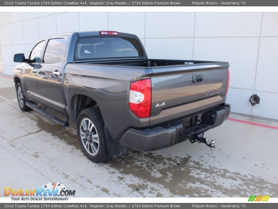 2019 Toyota Tundra 1794 Edition CrewMax 4x4 Magnetic Gray Metallic / 1794 Edition Premium Brown Photo #6