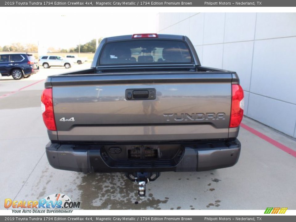 2019 Toyota Tundra 1794 Edition CrewMax 4x4 Magnetic Gray Metallic / 1794 Edition Premium Brown Photo #7