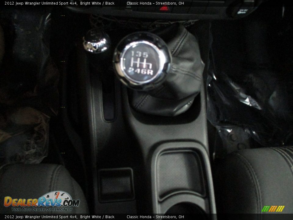 2012 Jeep Wrangler Unlimited Sport 4x4 Bright White / Black Photo #34