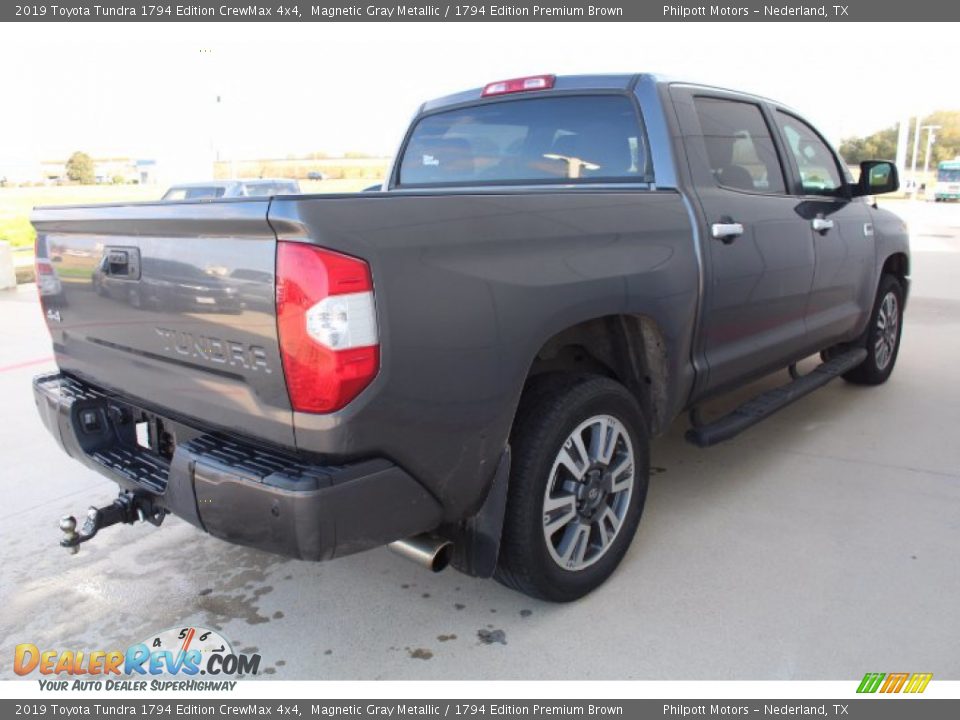 2019 Toyota Tundra 1794 Edition CrewMax 4x4 Magnetic Gray Metallic / 1794 Edition Premium Brown Photo #8