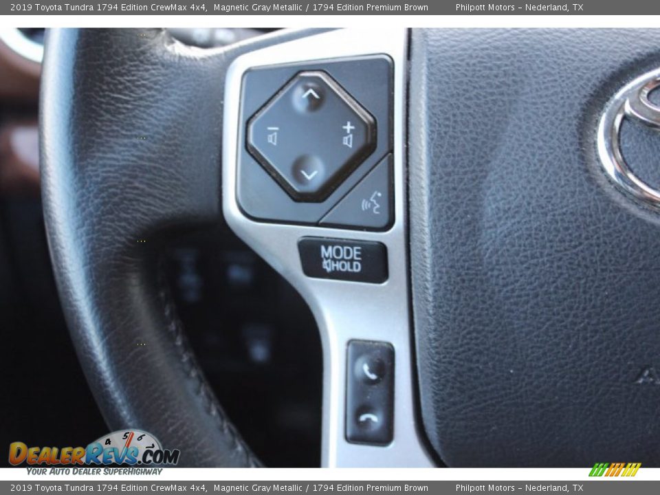 2019 Toyota Tundra 1794 Edition CrewMax 4x4 Magnetic Gray Metallic / 1794 Edition Premium Brown Photo #11