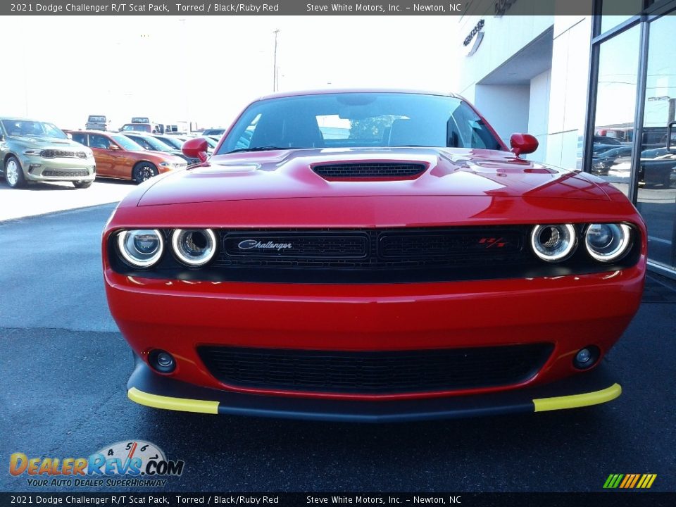 2021 Dodge Challenger R/T Scat Pack Torred / Black/Ruby Red Photo #3
