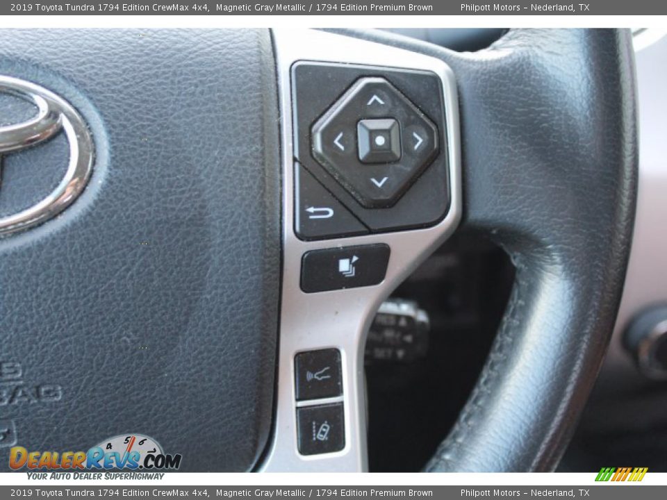 2019 Toyota Tundra 1794 Edition CrewMax 4x4 Magnetic Gray Metallic / 1794 Edition Premium Brown Photo #12