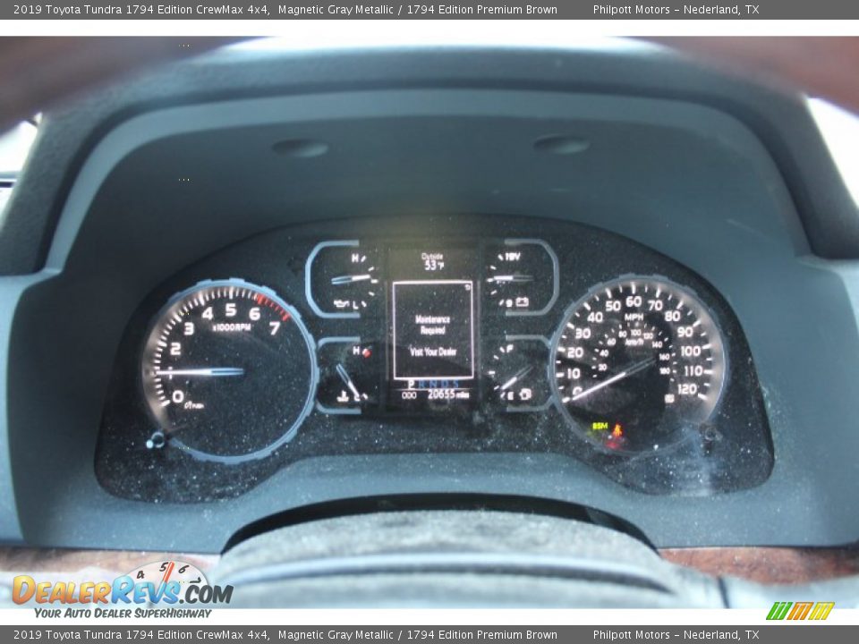 2019 Toyota Tundra 1794 Edition CrewMax 4x4 Magnetic Gray Metallic / 1794 Edition Premium Brown Photo #13