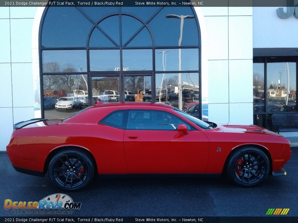 2021 Dodge Challenger R/T Scat Pack Torred / Black/Ruby Red Photo #5