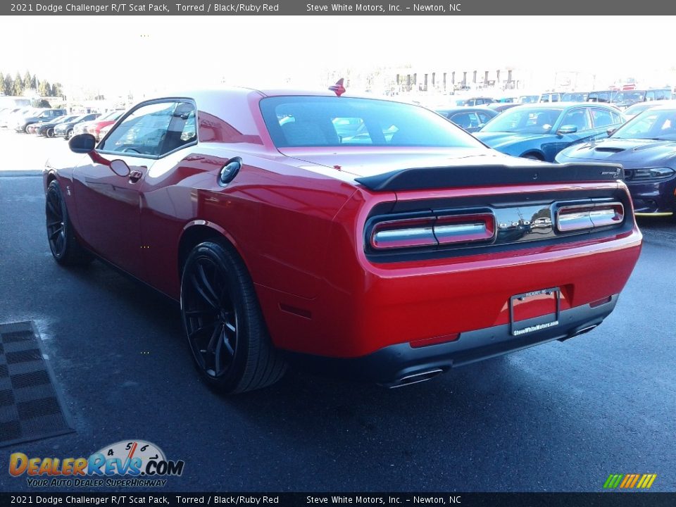 2021 Dodge Challenger R/T Scat Pack Torred / Black/Ruby Red Photo #7