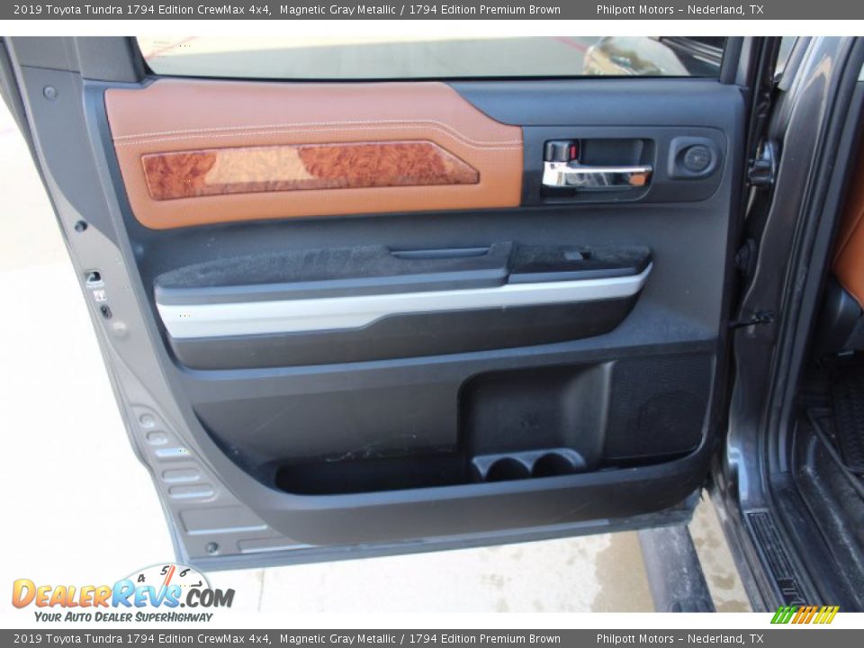 2019 Toyota Tundra 1794 Edition CrewMax 4x4 Magnetic Gray Metallic / 1794 Edition Premium Brown Photo #18