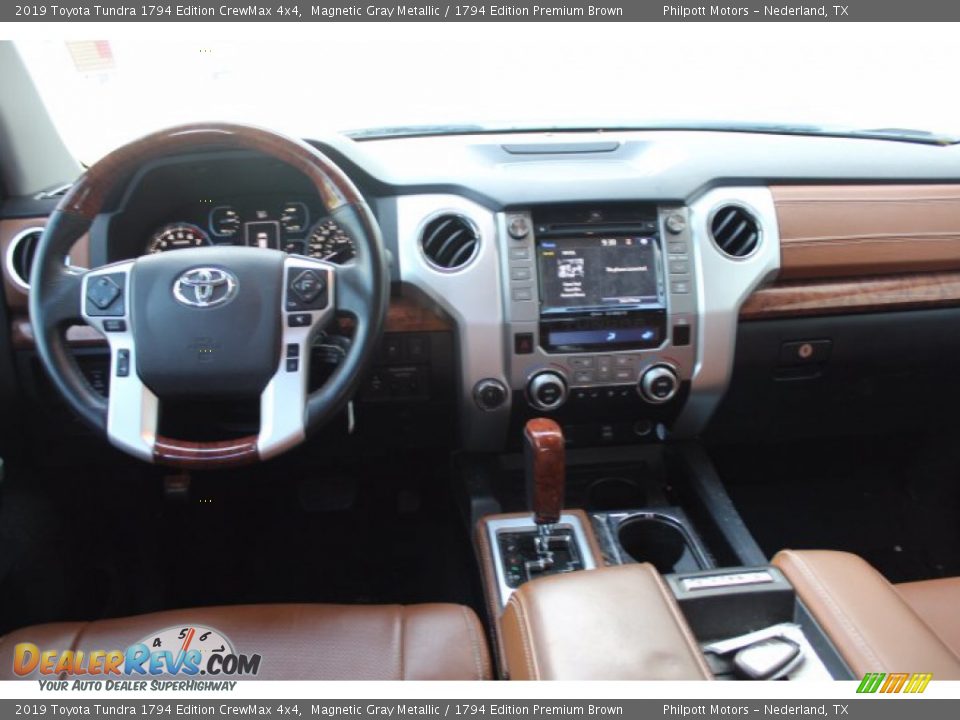 2019 Toyota Tundra 1794 Edition CrewMax 4x4 Magnetic Gray Metallic / 1794 Edition Premium Brown Photo #20