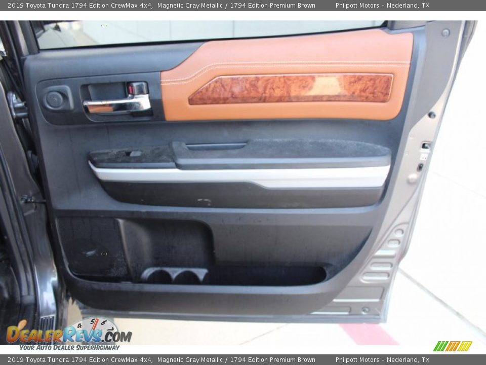 2019 Toyota Tundra 1794 Edition CrewMax 4x4 Magnetic Gray Metallic / 1794 Edition Premium Brown Photo #22