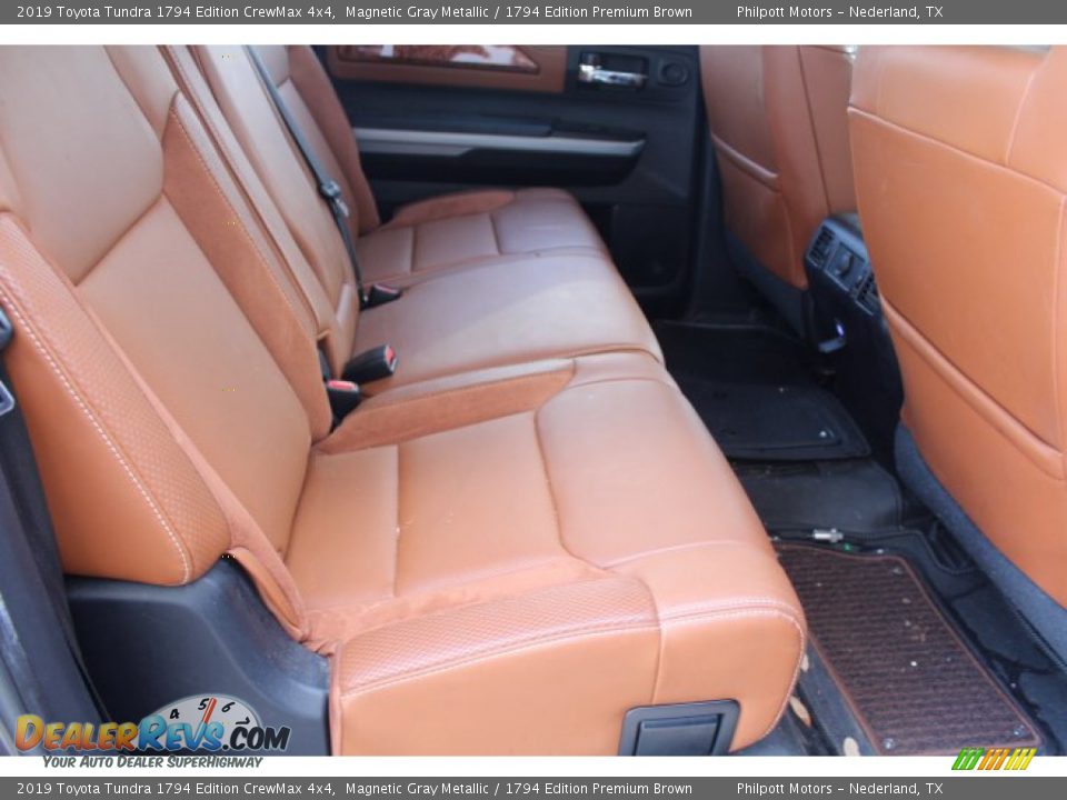 2019 Toyota Tundra 1794 Edition CrewMax 4x4 Magnetic Gray Metallic / 1794 Edition Premium Brown Photo #23