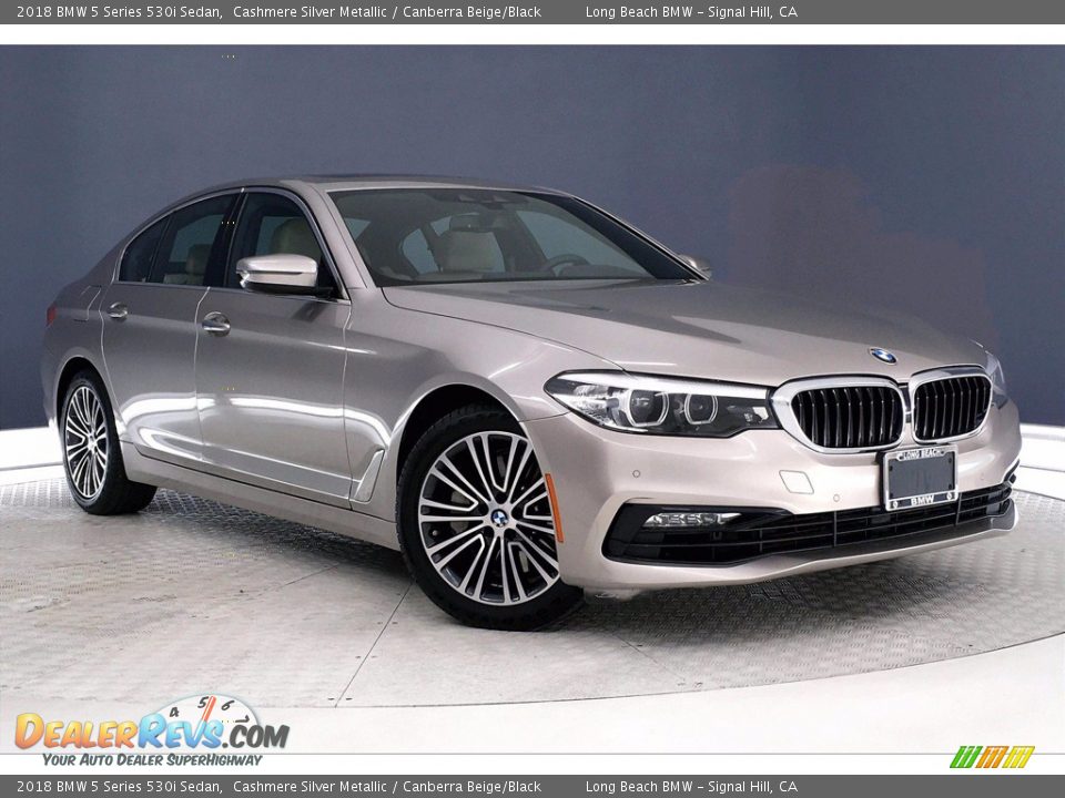 Cashmere Silver Metallic 2018 BMW 5 Series 530i Sedan Photo #1