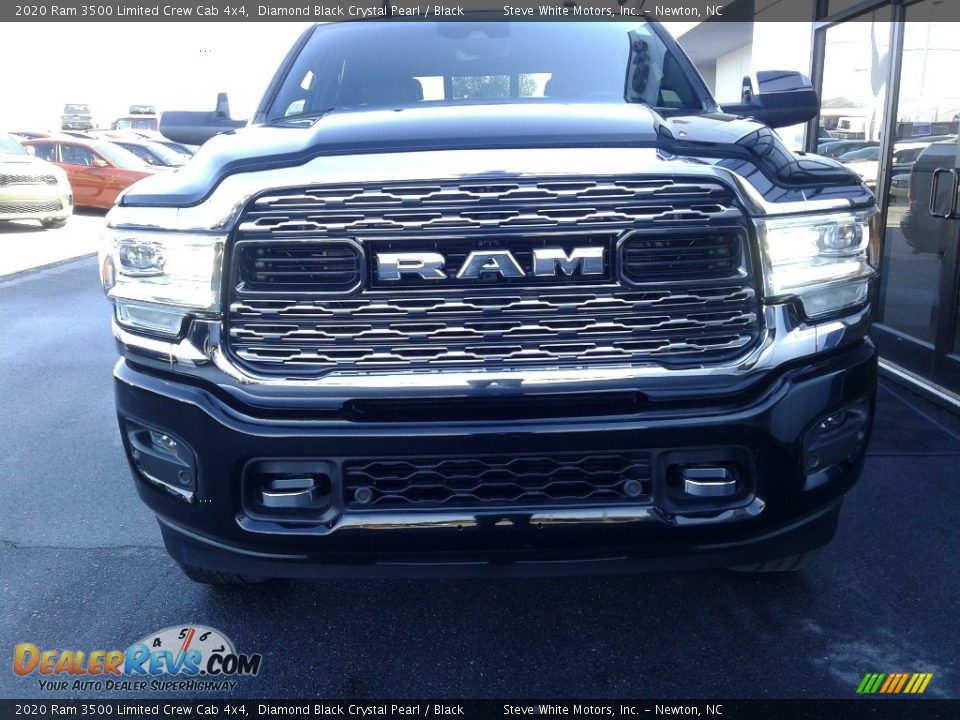 2020 Ram 3500 Limited Crew Cab 4x4 Diamond Black Crystal Pearl / Black Photo #3