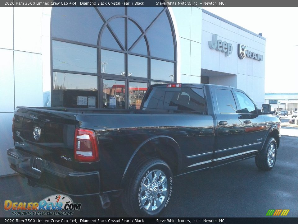 2020 Ram 3500 Limited Crew Cab 4x4 Diamond Black Crystal Pearl / Black Photo #7