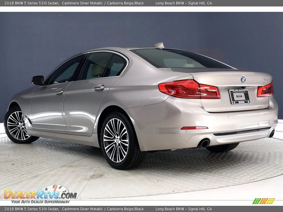 Cashmere Silver Metallic 2018 BMW 5 Series 530i Sedan Photo #10