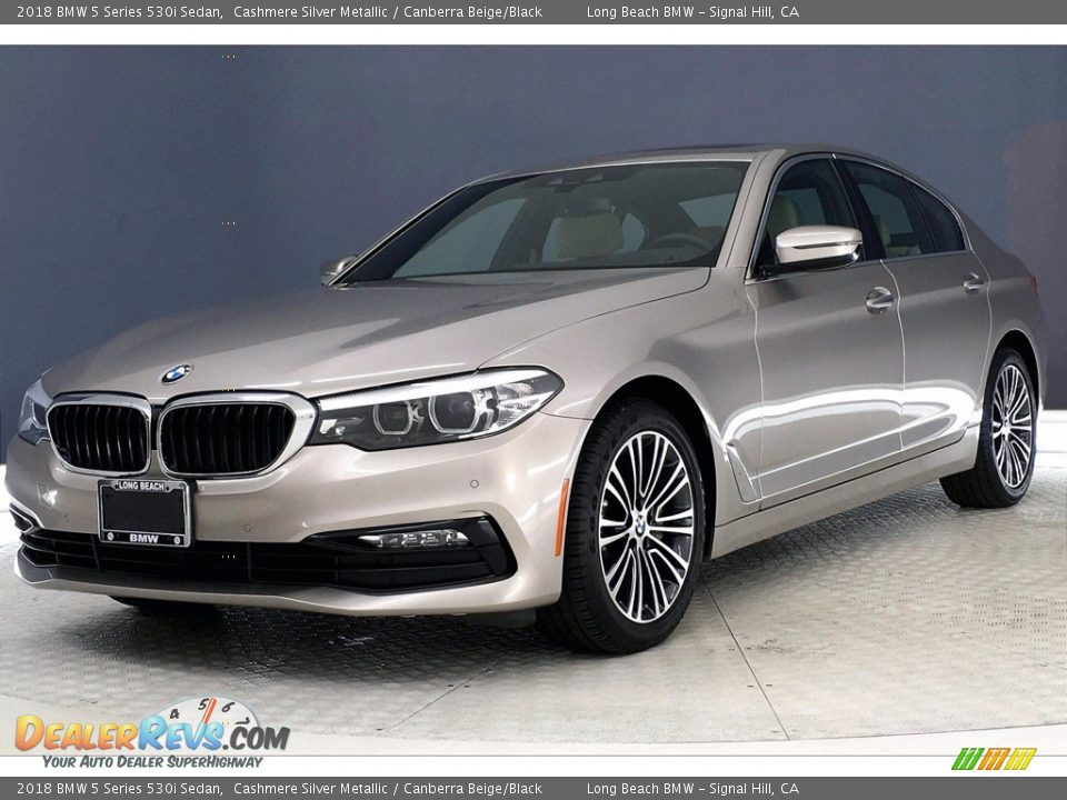 Cashmere Silver Metallic 2018 BMW 5 Series 530i Sedan Photo #12