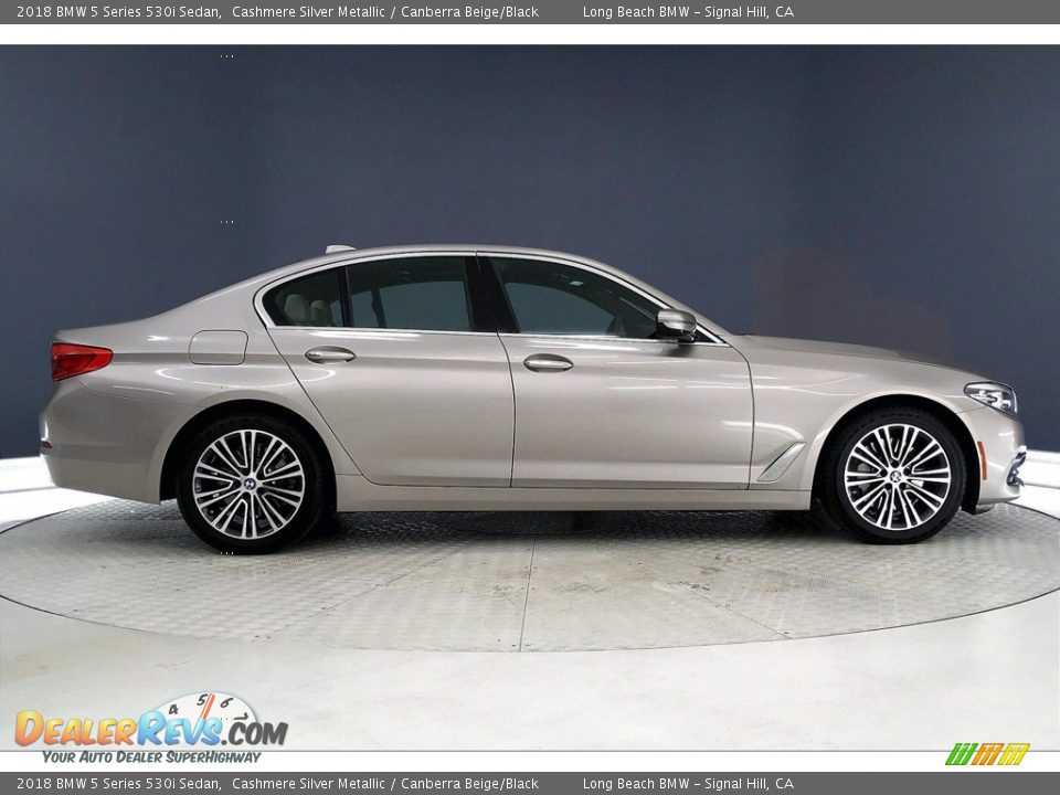 Cashmere Silver Metallic 2018 BMW 5 Series 530i Sedan Photo #14