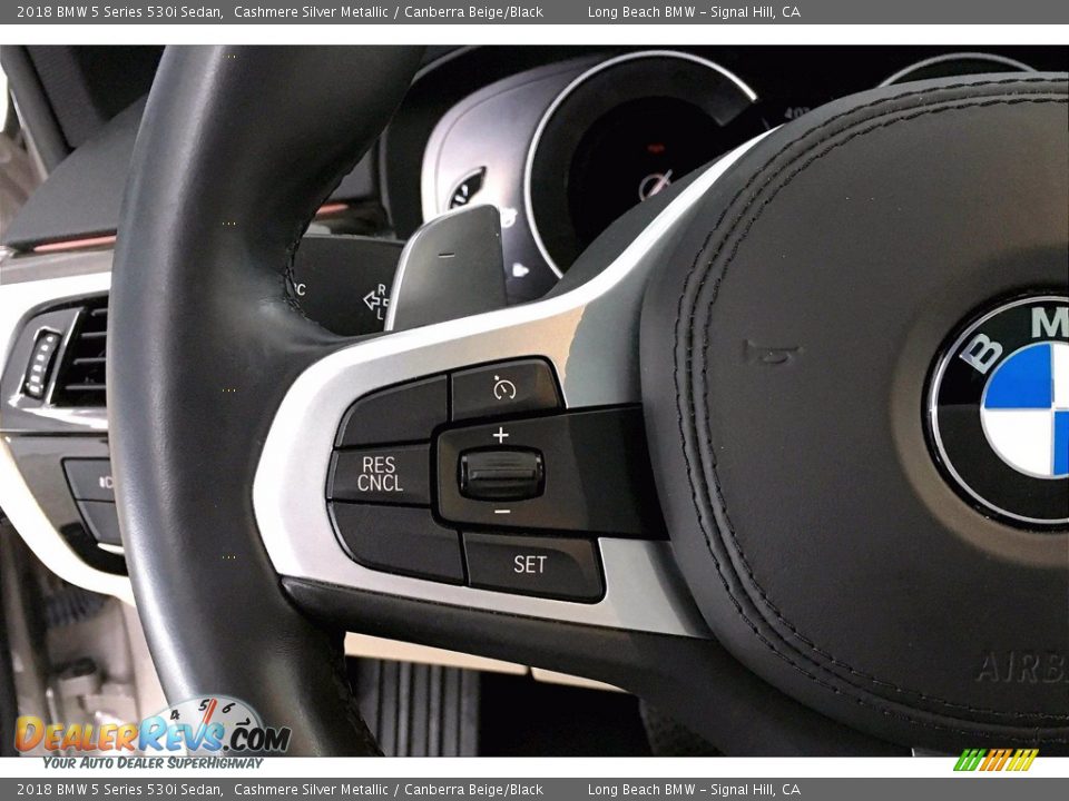 2018 BMW 5 Series 530i Sedan Steering Wheel Photo #18