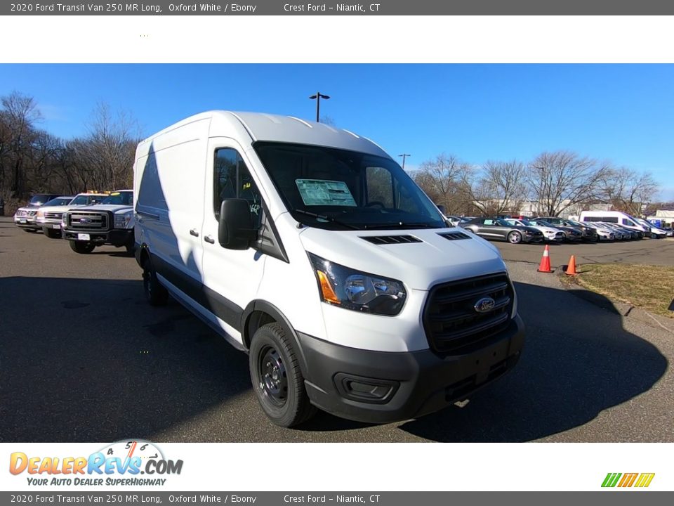 2020 Ford Transit Van 250 MR Long Oxford White / Ebony Photo #1