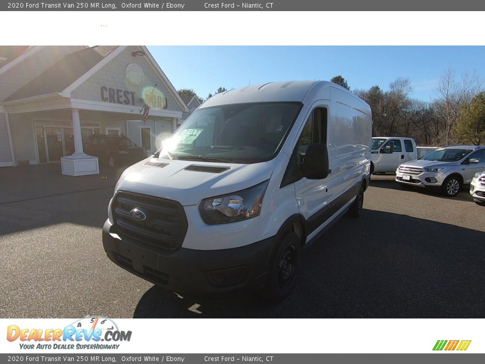 2020 Ford Transit Van 250 MR Long Oxford White / Ebony Photo #3