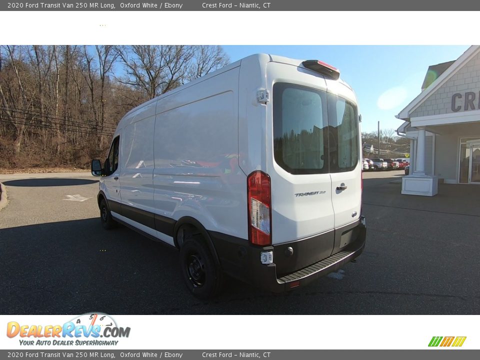 2020 Ford Transit Van 250 MR Long Oxford White / Ebony Photo #5