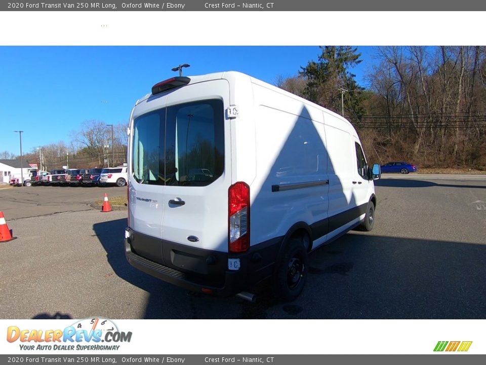 2020 Ford Transit Van 250 MR Long Oxford White / Ebony Photo #7