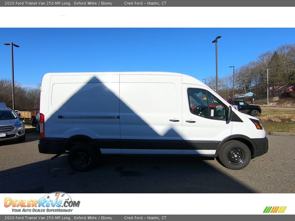 2020 Ford Transit Van 250 MR Long Oxford White / Ebony Photo #8
