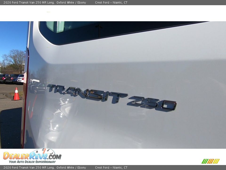 2020 Ford Transit Van 250 MR Long Oxford White / Ebony Photo #9